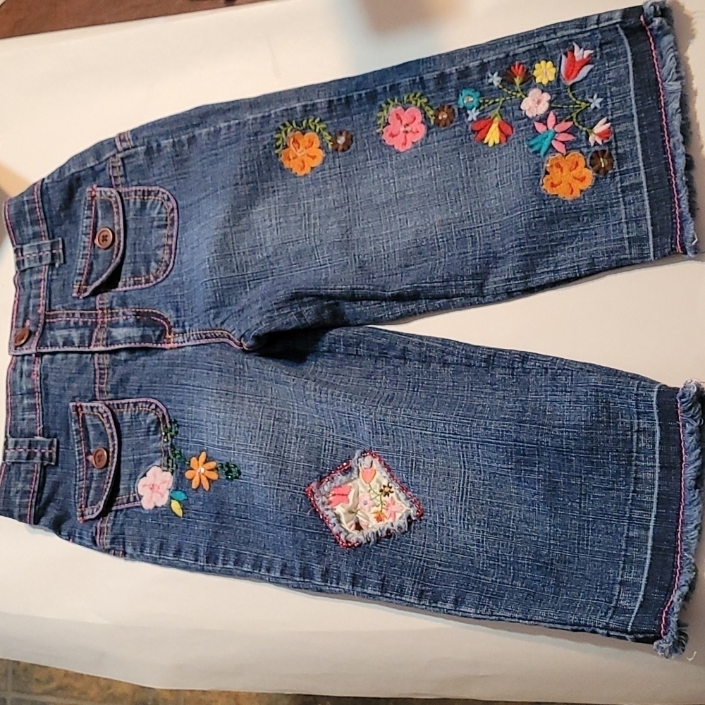 Flapdoodles Girls Embroidered Jeans 👖